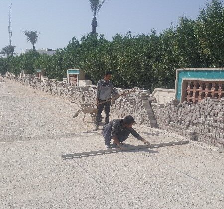 محوطه سازی مصلی کیش